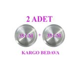Tepsi Baklava 2 Adet 35 Cm Künefe Kadayıf Tabağı Tepsisi -taban 30cm