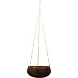 Ter Steege Bent Askılı Kahverengi Metal Saksı 28*13CM
