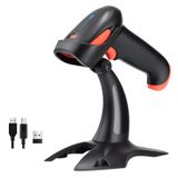 Tera HW0002 Kablosuz Barkod Okuyucu, 1D/2D/QR Kod Tarayıcı, Bluetooth/2.4G/USB 3’ü 1 Arada, Titreşim Uyarılı & Şarj Göstergeli, Stand Dahil