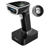 Tera HW0015 Kablosuz 1D/2D/QR Barkod Okuyucu | Dijital Ekran + Tuş Takımı | Bluetooth 5.0 & 2.4G & USB | 2600mAh Büyük Pil | Hızlı Tarama | Gümüş