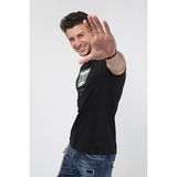 Terapi Men 20K-3400625-1 Siyah Baskılı Trend Erkek T-shirt