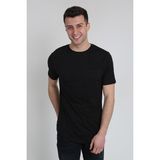 Terapi Men 20Y-3400728-01 Siyah Kısa Kollu Oval Kesim Cepli Erkek T-shirt