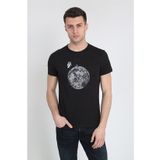 Terapi Men 21Y-3400744-01 Bisiklet Yaka Baskılı Erkek T-shirt