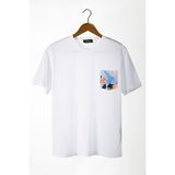 Terapi Men 22Y-3400762-33 Bisiklet Yaka Cepli Oversize Erkek T-shirt