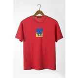 Terapi Men 22Y-3400762-66 Bisiklet Yaka Önü Ducks Baskılı Oversize Erkek T-Shirt