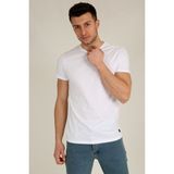 Terapi Men Erkek Basic Slim Fit Bisiklet Yaka Kısa Kollu T-Shirt 21K-3400729-1 Beyaz - XL