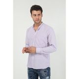 Terapi Men Erkek Ekoseli Hakim Yaka Uzun Kollu Gömlek Sg-U 21Y-4300597-2 - 2XL - Mor