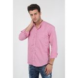 Terapi Men Erkek Ekoseli Hakim Yaka Uzun Kollu Gömlek Sg-U 21Y-4300597-2 - 2XL - Pembe