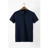 Terapi Men Erkek Lacivert Basic Slim Fit Polo Yaka T-shirt
