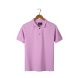 Terapi Men Erkek Lila Slim Fit Polo Yaka T-shirt