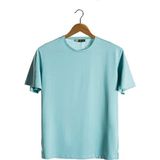 Terapi Men Erkek Nil Yeşili Bisiklet Yaka Oversize Rahat Kalıp Basic T-Shirt 22Y-3400761-EK1