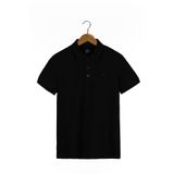 Terapi Men Erkek Siyah Basic Slim Fit Polo Yaka T-shirt
