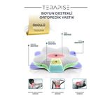Terapise Ortopedik Yastık Visco Yastık, Boyun Destekli (16 Ve 13 Cm Olarak Ayarlanabilir Yükseklik)