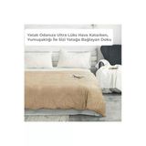 Terapise Wellsoft Yorgan / Ağırlıklı Battaniye Nevresimi Tek Kişilik Kış ve Bahar Ayları için, 160x220cm Bej