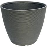 Teraplast Ring 57 Antrasit Plastik Saksı - - - --