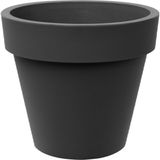 Teraplast Vaso Standart One 120 Antrasit Plastik Saksı - - - --