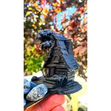 Teraryum Akvaryum Fanus Süsü Masa Üstü Dekor Taş Yollu Ev 10X15 cm