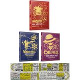 Teras Kitap Naruto Felsefesi - Dragon Ball Son Goku Felsefesi - One Piece Güç Dersleri 3 Kitap Set (Manga Ayracı ve Özel Cetvel Hediyeli)