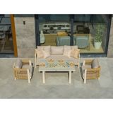 Terazzi Vieno Home Atlas Oturma Grubu - Krem