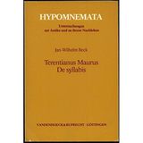 Terentianus Maurus ›De syllabis‹ (Hypomnemata: Untersuchungen zur Antike und zu ihrem Nachleben)