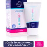 Tereson Krem Deodorant Gümüş İyon Korumalı 40 ml Unisex Uzun Süreli Ter Kokusuna Karşı Koruma
