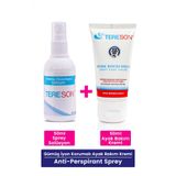 Tereson Tereson Terleme Önleyici Sprey 50 Ml + Koku Karşıtı Ayak Bakım Kremi Gümüş Iyonlu 50 Ml