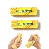 Tereyağı Squishy Stres Oyuncağı Yavaş Yükselen Sıkma Oyuncağı Fidget Oyuncak Duyusal Anti Stres El Egzersiz Oyuncağı Çocuk ve Yetişkin İçin 1 Adet (Turuncu)