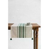 Tereza Runner Yeşil Masa Örtüsü 50X150