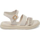 Tergan Bej Hakiki Deri Kadın Sandalet - K25Y1SN67892-S5Y - Bej_S5Y