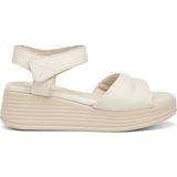 Tergan Bej Hakiki Deri Kadın Sandalet - K25Y1SN67986-A25 - Bej_A25