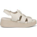 Tergan Bej Hakiki Deri Kadın Sandalet - K25Y1SN67987-A25 - Bej_A25