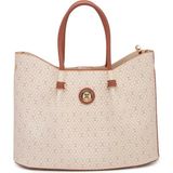 Tergan Bej Print Kadın Omuz Çantası - S26Y1PR09195-E52 - Bej_E52