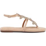 Tergan Bej Tekstil Kadın Sandalet - K26Y1SN68729-L0Q - Bej_L0Q