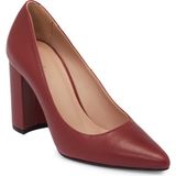 Tergan Bordo Hakiki Deri Kadın Topuklu Ayakkabı - K24S1AY67598-N77 - Bordo-N77