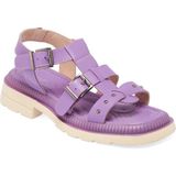 Tergan K24Y1SN67156-S1T Lila Hakiki Deri Kadın Sandalet