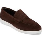 Tergan Kahve Hakiki Süet Deri Erkek Loafer - E24I1AY56784-B85 - Kahverengi-B85