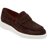 Tergan Kahve Hakiki Süet Deri Erkek Loafer - E24I1AY56785-B85 - Kahverengi-B85