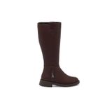 Tergan Kahverengi Hakiki Deri Kadın Casual Çizme - K25K1CM68355-A24