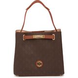 Tergan Kahverengi Print Kadın Omuz Çantası - S26Y1PR09192-R9C - Kahverengi_R9C