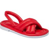 Tergan Kırmızı Hakiki Deri Kadın Sandalet - K24Y1SN67414-A30 - Kırmızı_A30