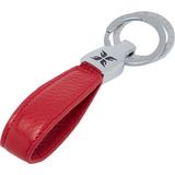 Tergan Kırmızı Hakiki Deri Unisex Anahtarlık - S1AN00000248-B68 - Kırmızı_B68