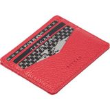 Tergan Kırmızı Hakiki Deri Unisex Kredi Kartlık - S1KK00001665-B68 - Kırmızı-B68