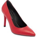 Tergan Kırmızı Vegan Kadın Stiletto - K24I1AY67394-Q4A - Kırmızı-Q4A