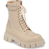 Tergan Krem Hakiki Deri Kadın Casual Bot - K24K1BT67588-A68 - Krem_A68