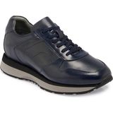 Tergan Lacivert Hakiki Deri Erkek Sneaker - E24S1AY57042-K4K - Lacivert_K4K