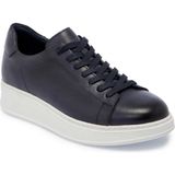 Tergan Lacivert Hakiki Deri Erkek Sneaker - E25S1AY57542-A31 - Lacivert_A31