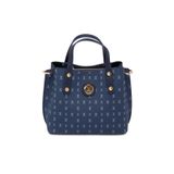 Tergan Lacivert Print Kadın Çapraz Askılı Çanta - S1WPR0000806-T1F