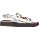 Tergan Lame Hakiki Deri Kadın Sandalet - K26Y1SN68609-L9L - Lame_L9L