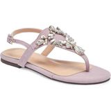 Tergan Lila Hakiki Süet Deri Kadın Sandalet - K24Y1SN67407-R92 - Lila_R92