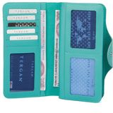 Tergan Mavi Hakiki Deri Kadın Cüzdan - S1CB00005767-R1Y - Mavi_R1Y